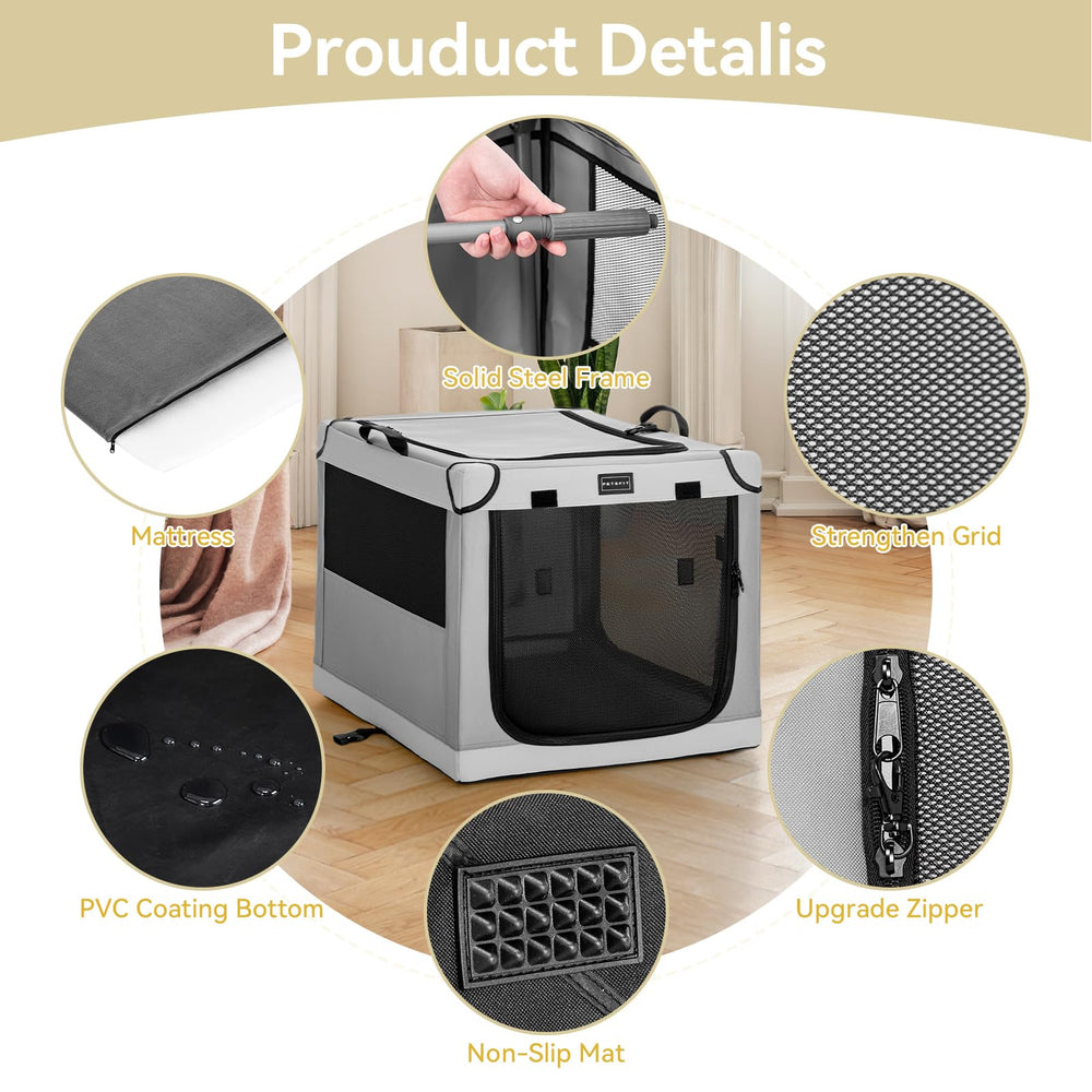 Petsfit caja-perro-base-impermeable mantiene el área limpia y seca.