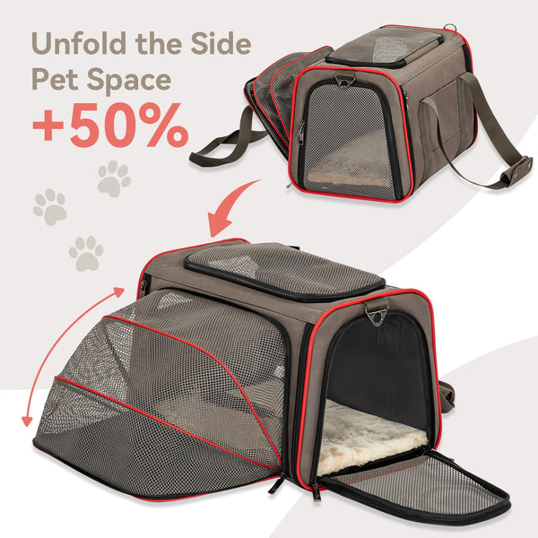 Petsfit bolsillos para accesorios que organizan el viaje