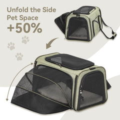Petsfit transportín con estructura metálica resistente para seguridad