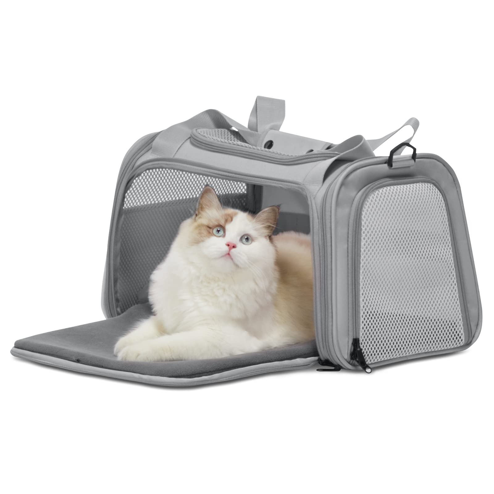 Petsfit transportín con bolsillo grande para guardar accesorios