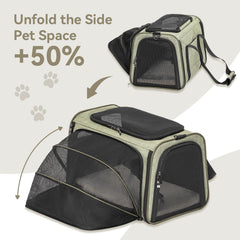 Cierre de seguridad Petsfit evita que la mascota escape.