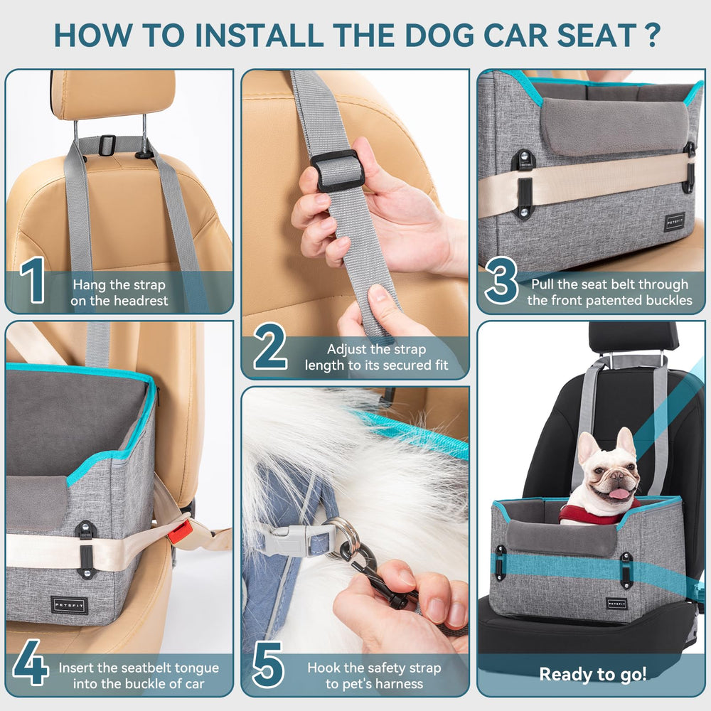 PETSFIT cojín suave ofrece confort para siestas durante el viaje.