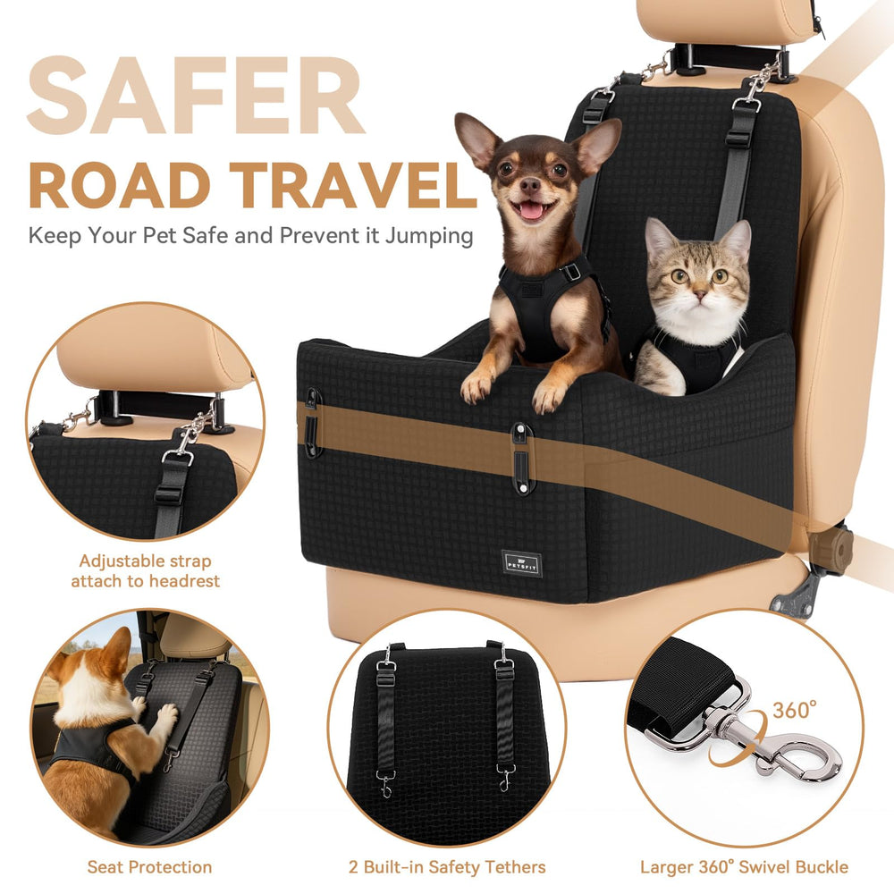 PETSFIT compatibilidad-asientos: diseño adaptable a la mayoría de vehículos.