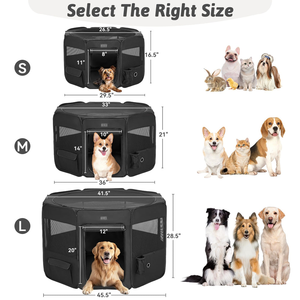 PETSFIT corral portátil, montaje rápido para viajar sin complicaciones