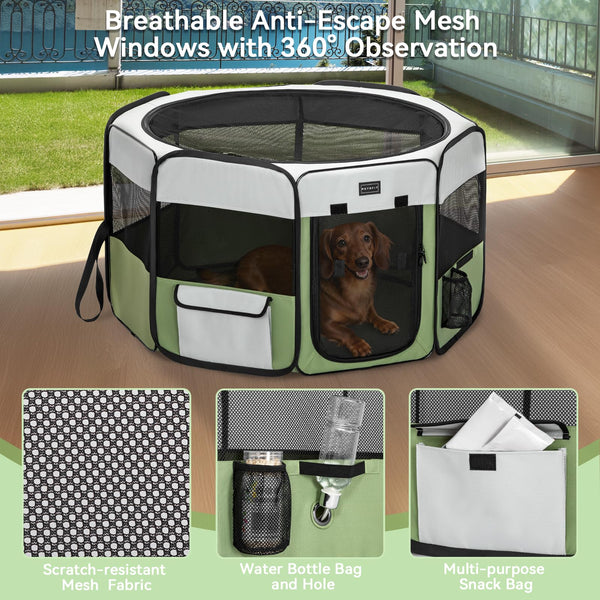 Diseño octagonal estable de Petsfit previene fugas