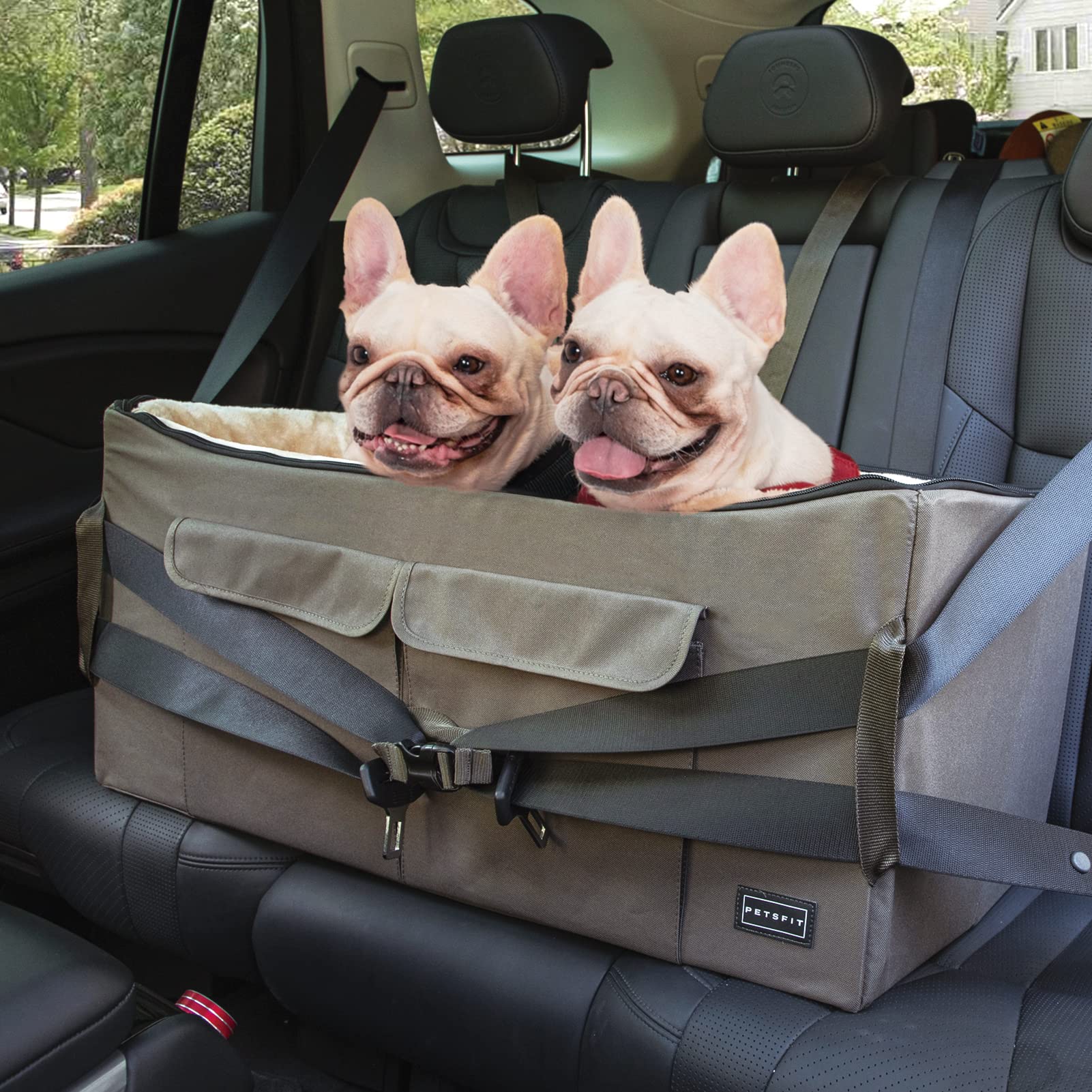 Petsfit diseño plegable y bolsillos para almacenamiento y limpieza.