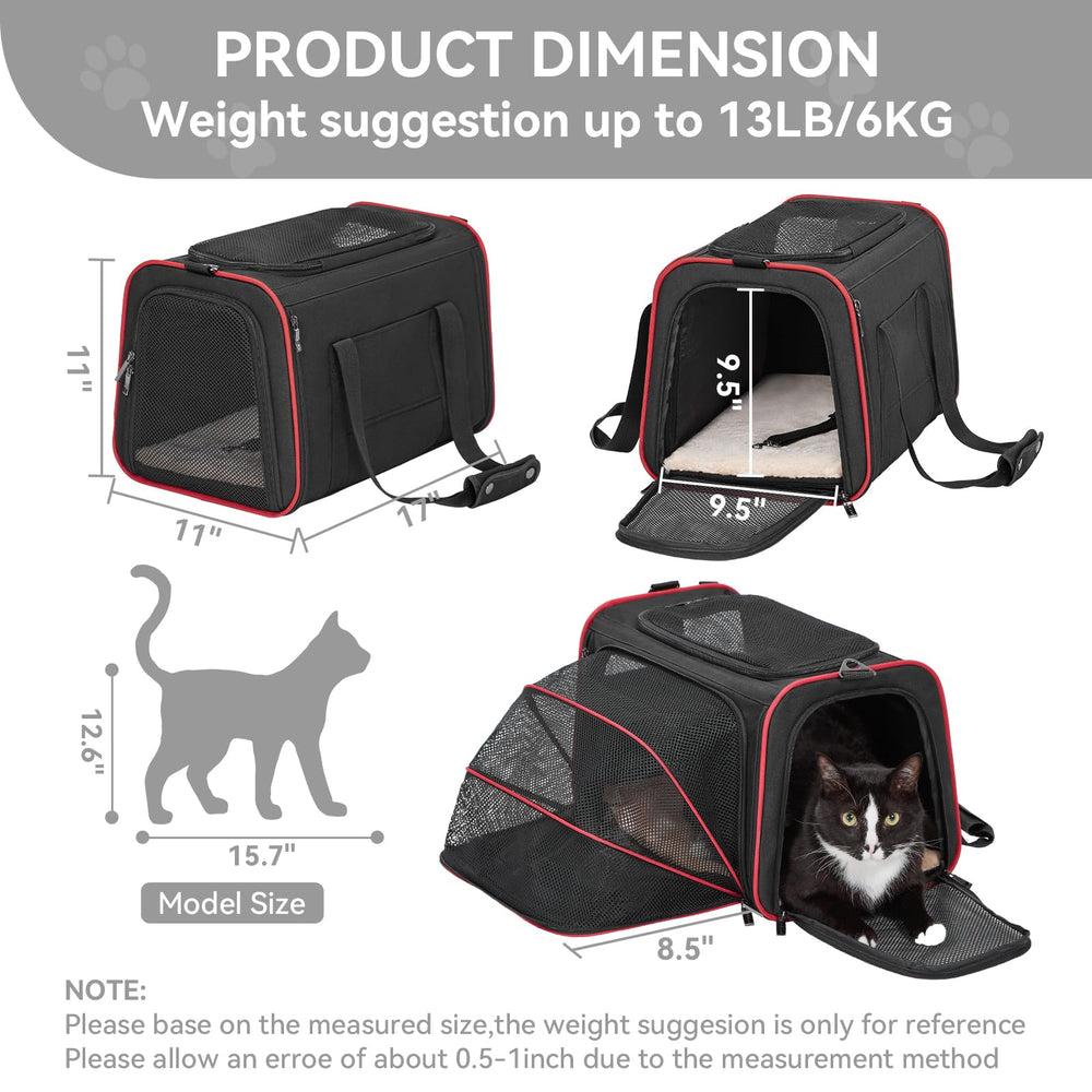 Petsfit portador, espacio cómodo para descansar y mirar alrededor