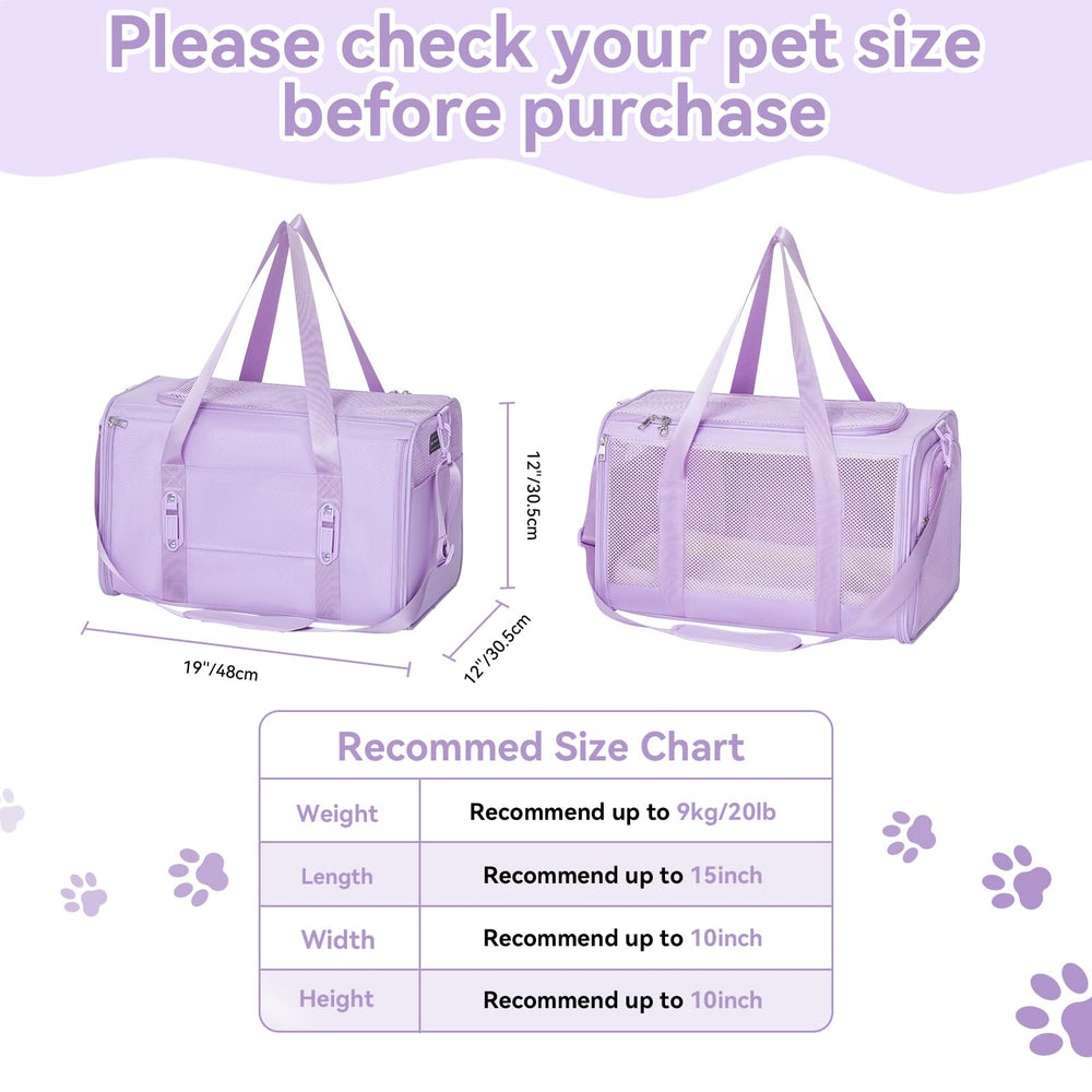Diseño suave semi-encerrado Petsfit crea un nido cómodo para reducir estrés.