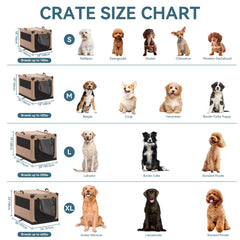 Petsfit jaula 40, marco espiral, estructura estable para perros grandes.