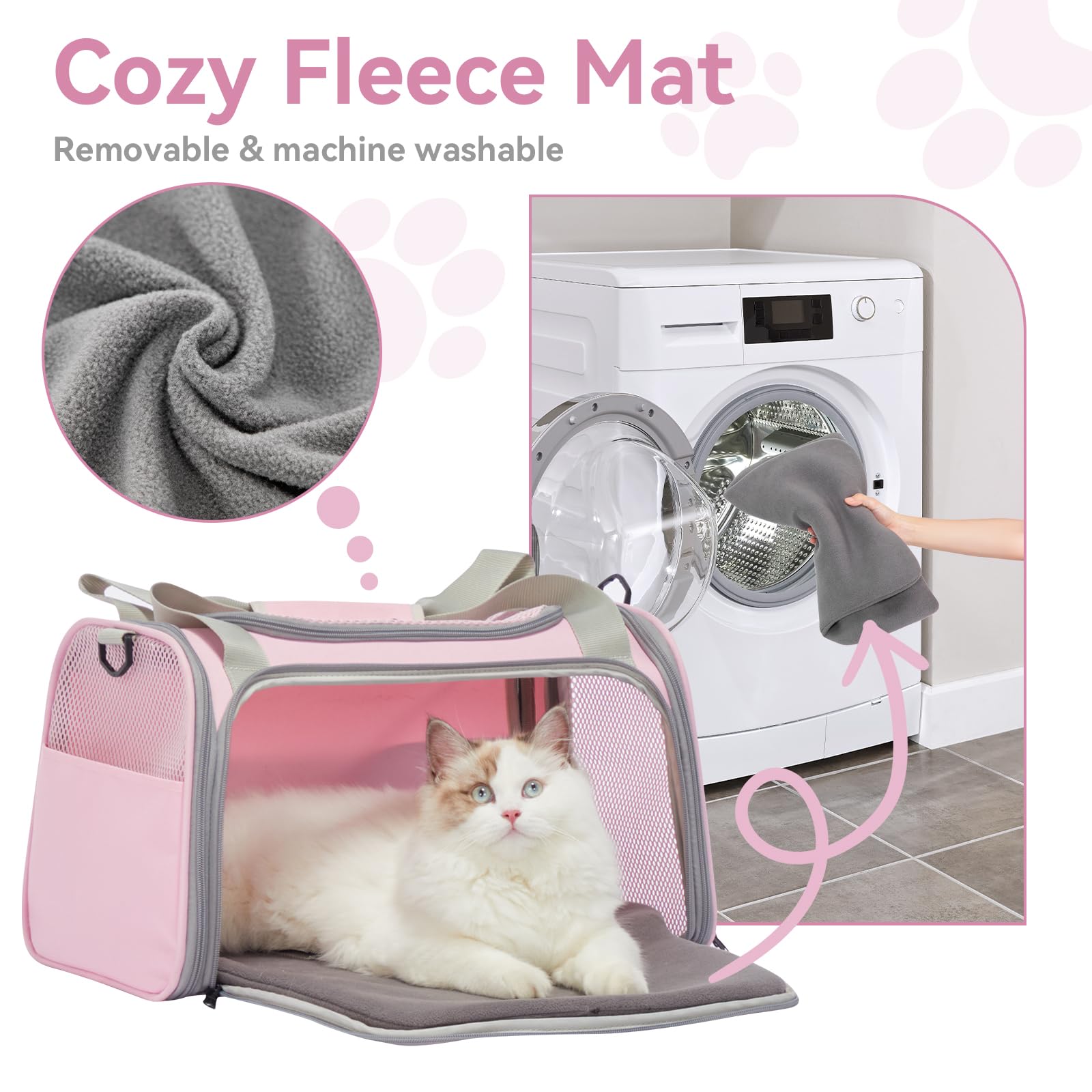 Petsfit manta suave lavable interior para mayor confort.