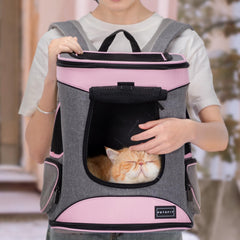 Petsfit mochila con tapete desmontable para mayor confort.