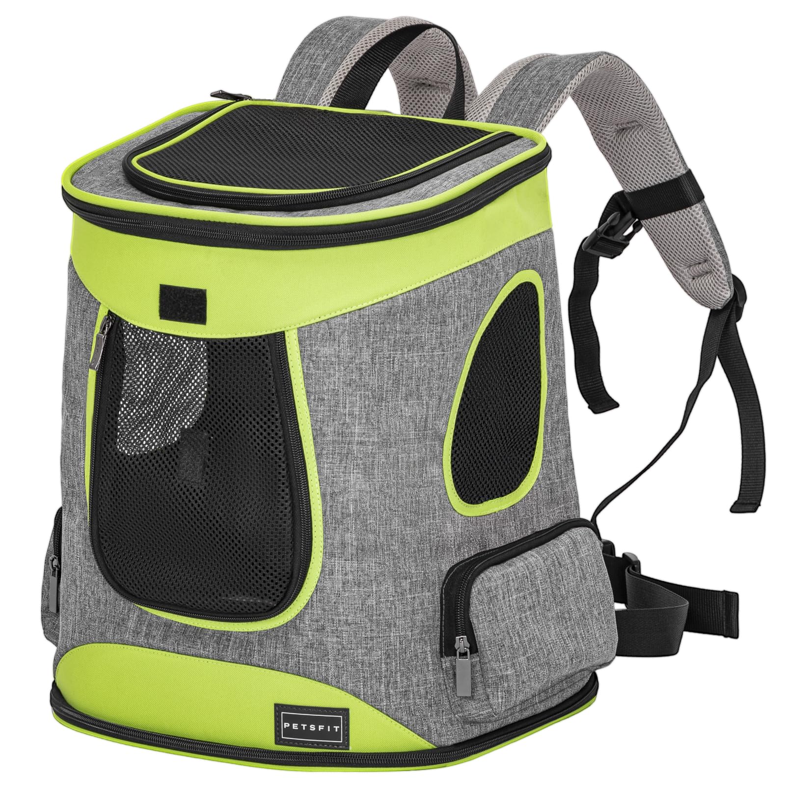 Petsfit mochila mascota, espacio amplio para perros y gatos pequeños.