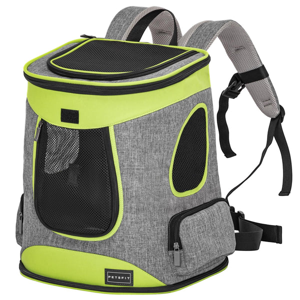 Petsfit mochila mascota, espacio amplio para perros y gatos pequeños.