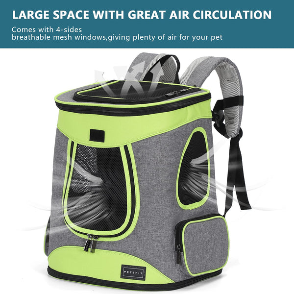 Petsfit mochila mascota, material duradero 600D Oxford.