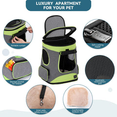 Petsfit mochila mascota, ventanas de malla para ventilación.
