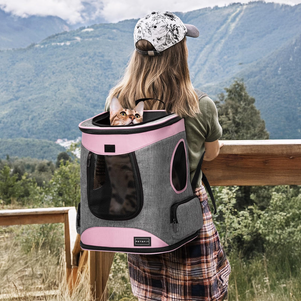 Petsfit mochila ideal para caminatas y paseos al aire libre.