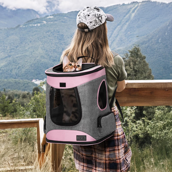 Petsfit mochila ideal para caminatas y paseos al aire libre.