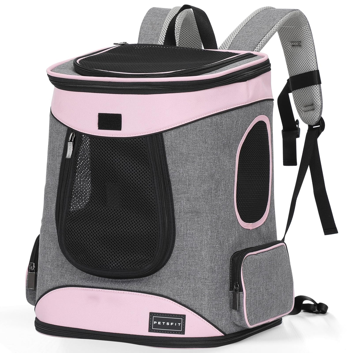 Petsfit mochila para perros con ajuste de cintura mejorado y mayor comodidad.