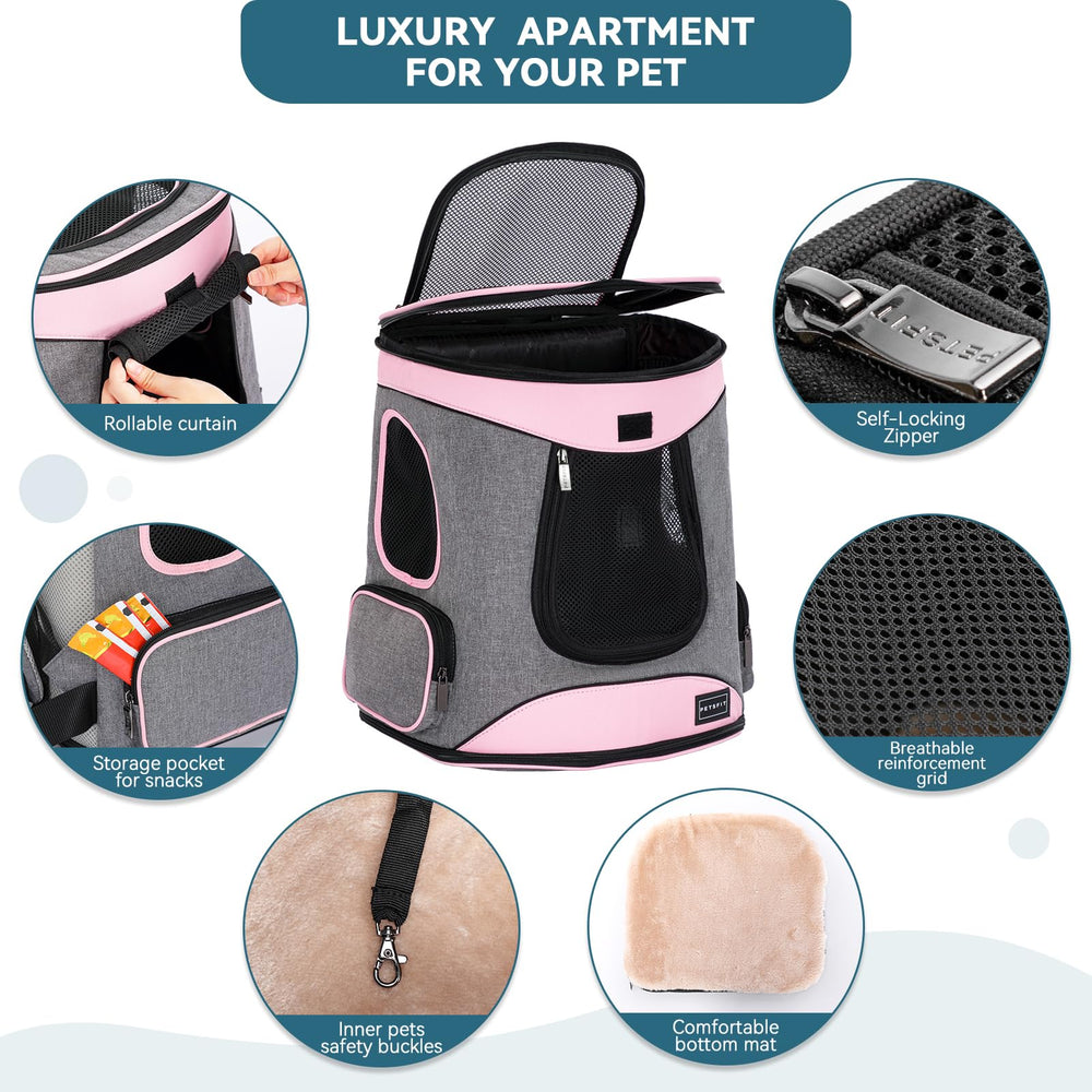 Petsfit mochila con cierre de seguridad para evitar escapes.