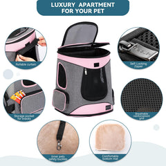 Petsfit mochila con cierre de seguridad para evitar escapes.