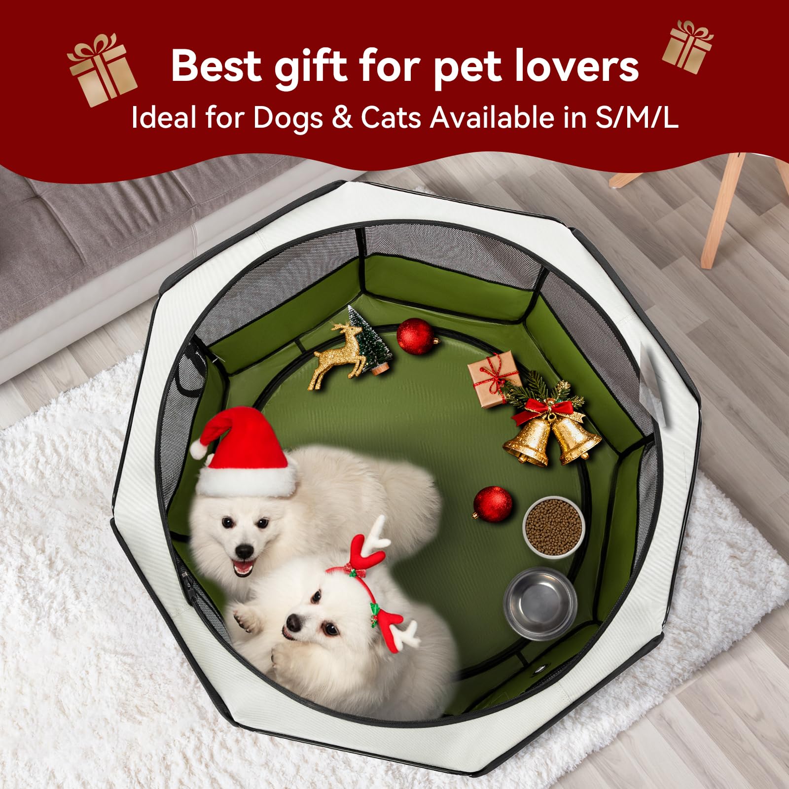 Petsfit portabotellas y bolsillos para accesorios durante el viaje.