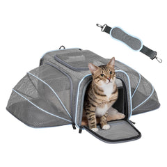 Petsfit transportín expandible para gatos pequeños, ideal para viajar en avión
