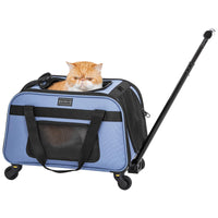 Petsfit transportin-gato-con-ruedas ofrece traslados suaves para tu gato durante viajes.