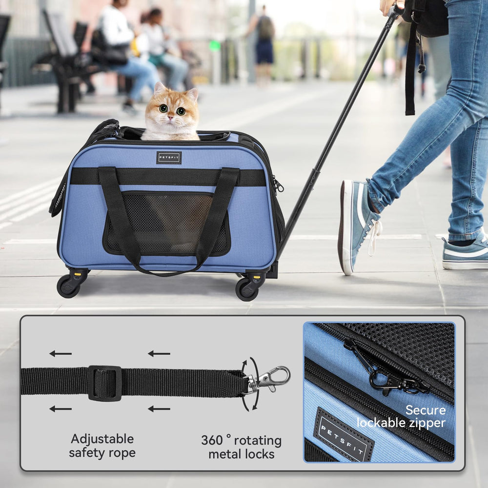 Petsfit transportin-gato-convertible-en-cama permite usarlo como cama para descanso.