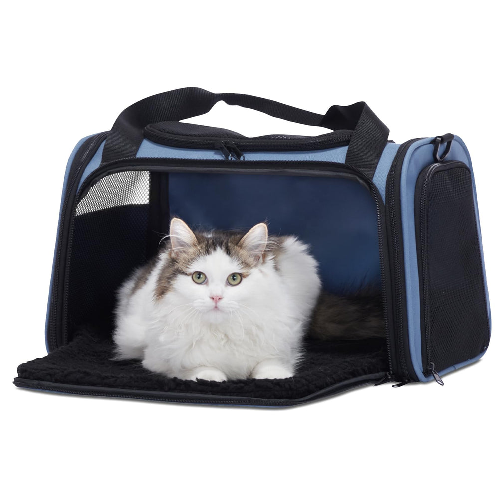 Diseño plegable y lavable PETSFIT, fácil de guardar y limpiar entre viajes.