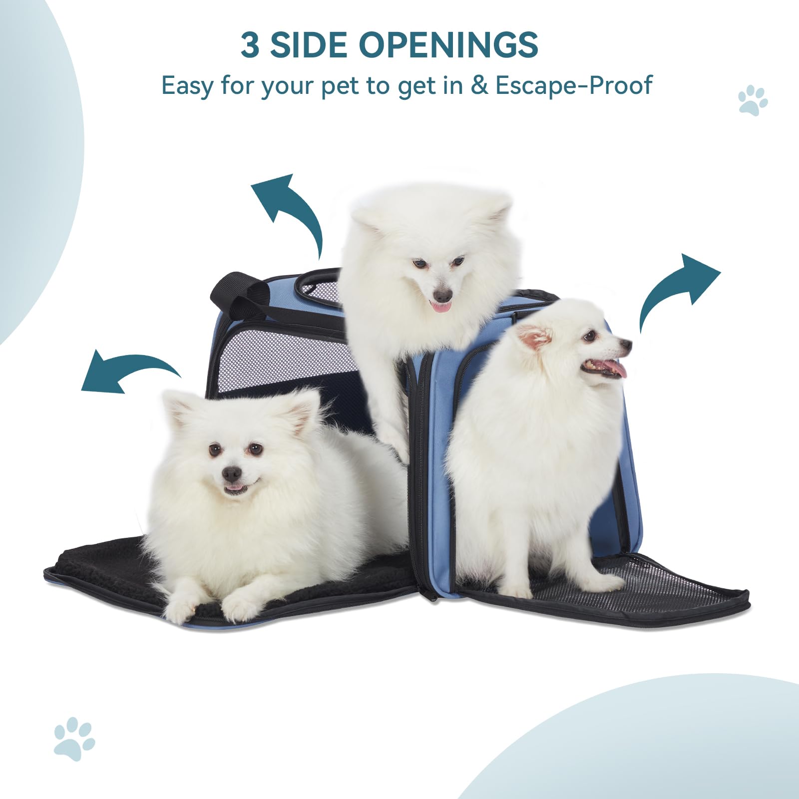 PETSFIT transportín con correa desmontable para transporte versátil