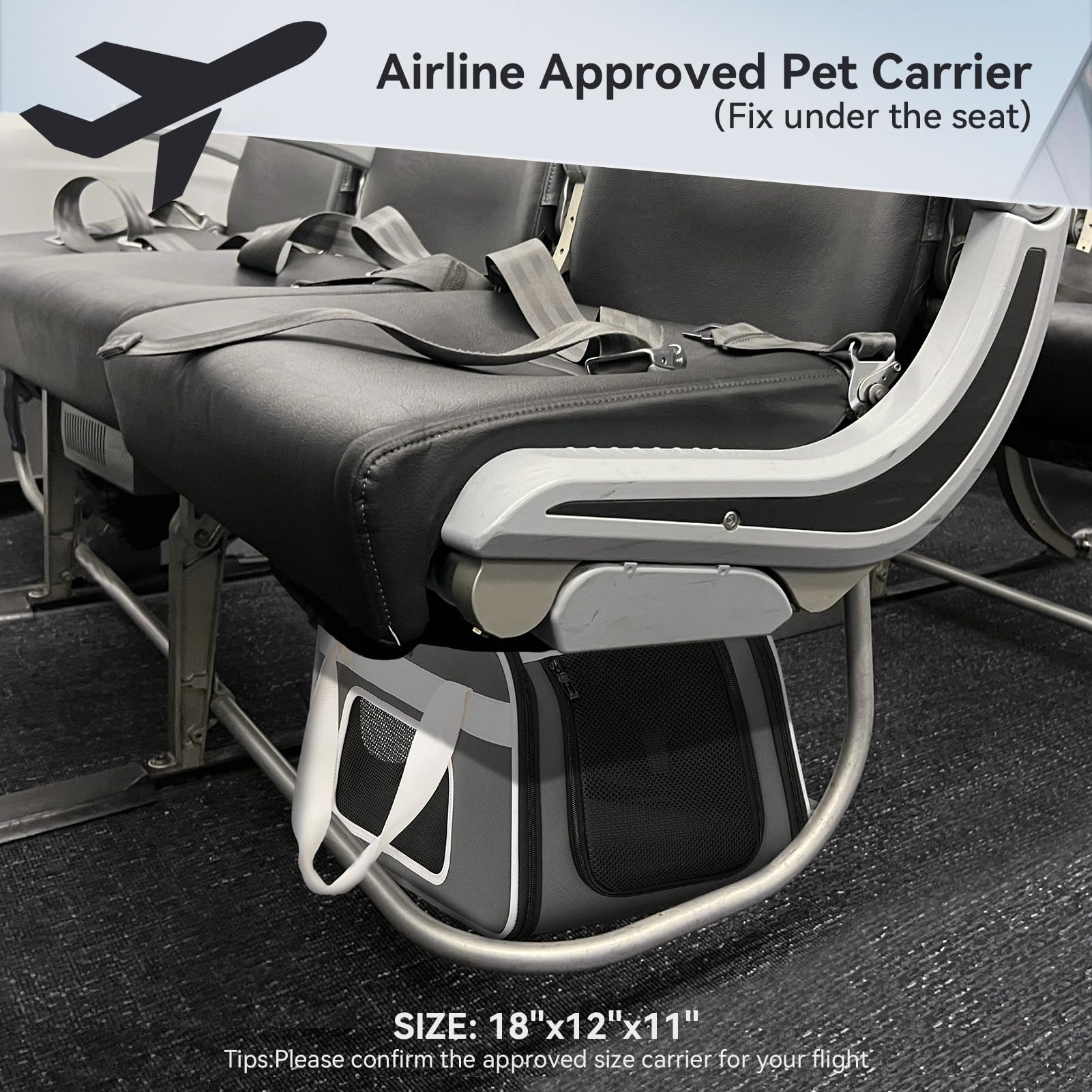 Petsfit transportín para perro pequeño para viajar