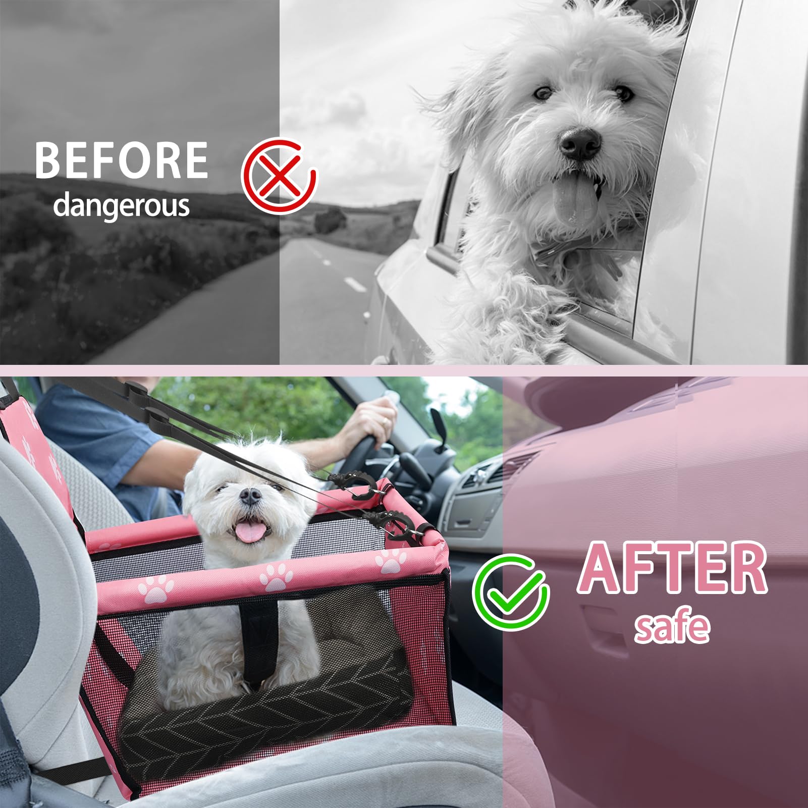 PetsHome almohadilla removible, confort extra para perros pequeños