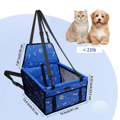 PetsHome asiento perro impermeable coche, mantiene el interior seco durante el viaje.