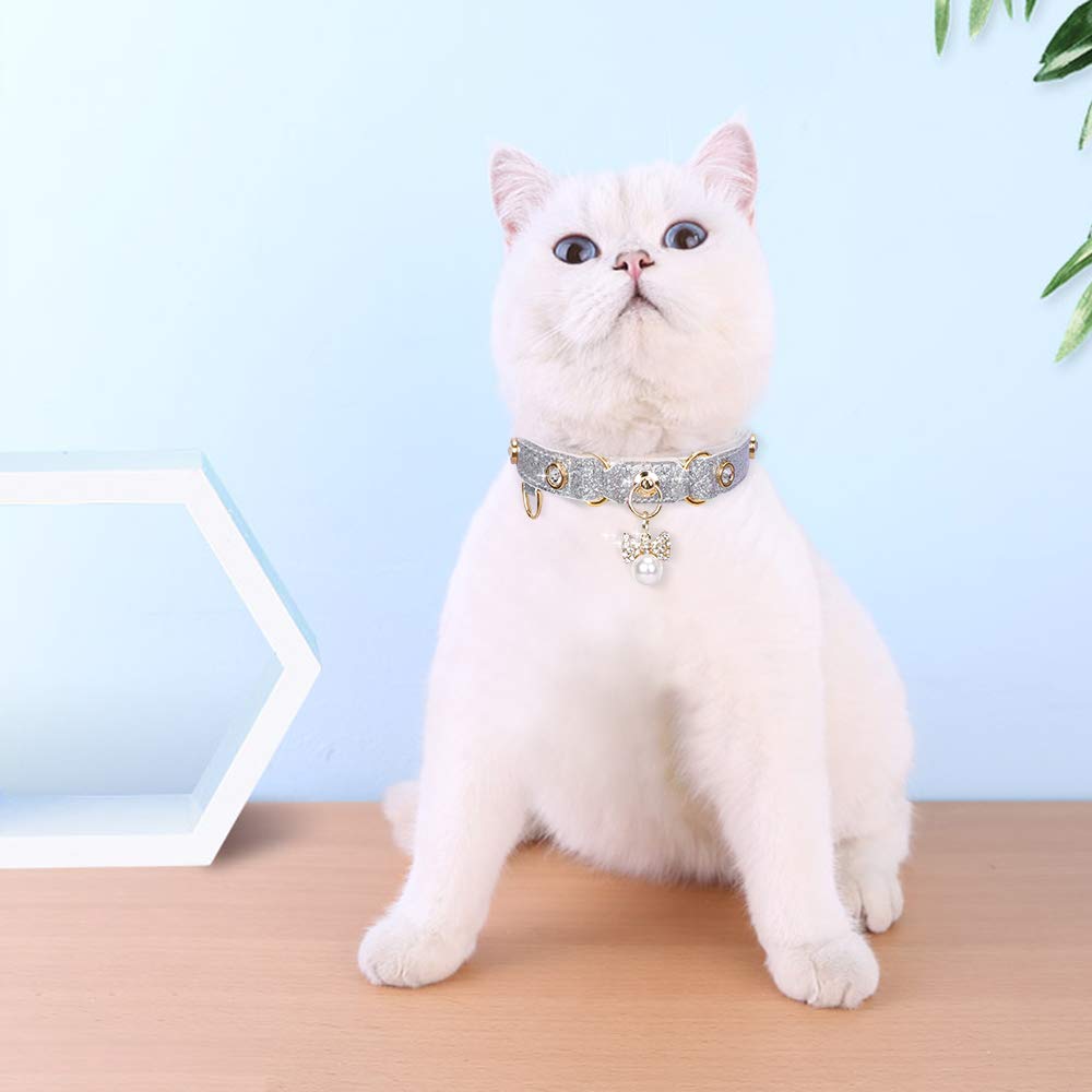 Collar PetsHome con diseño lujoso adecuado para uso diario y ocasiones especiales.