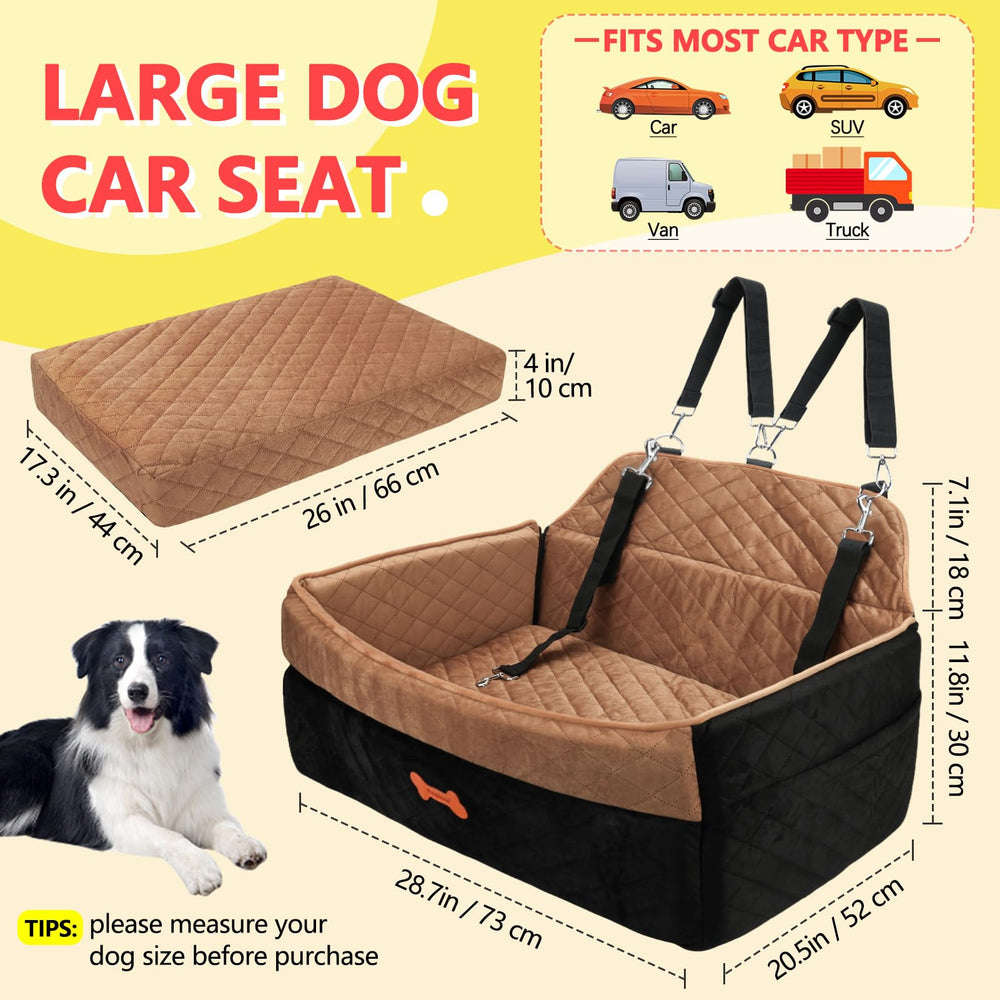 PetsHome dos-cintas-seguridad-clip, evita saltos