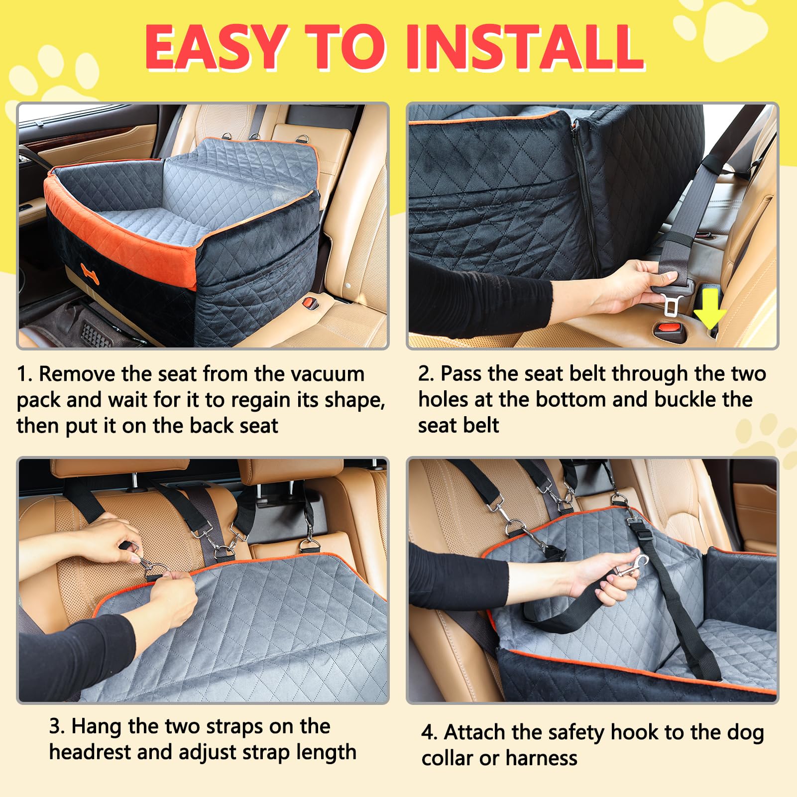 PetsHome instalación fácil para coche, en minutos