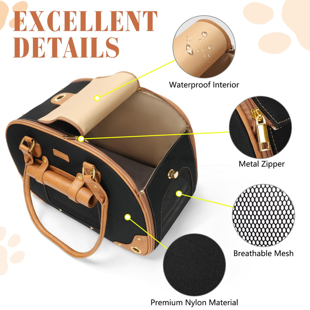 PetsHome porta-perro ventilación total para comodidad en cualquier clima.