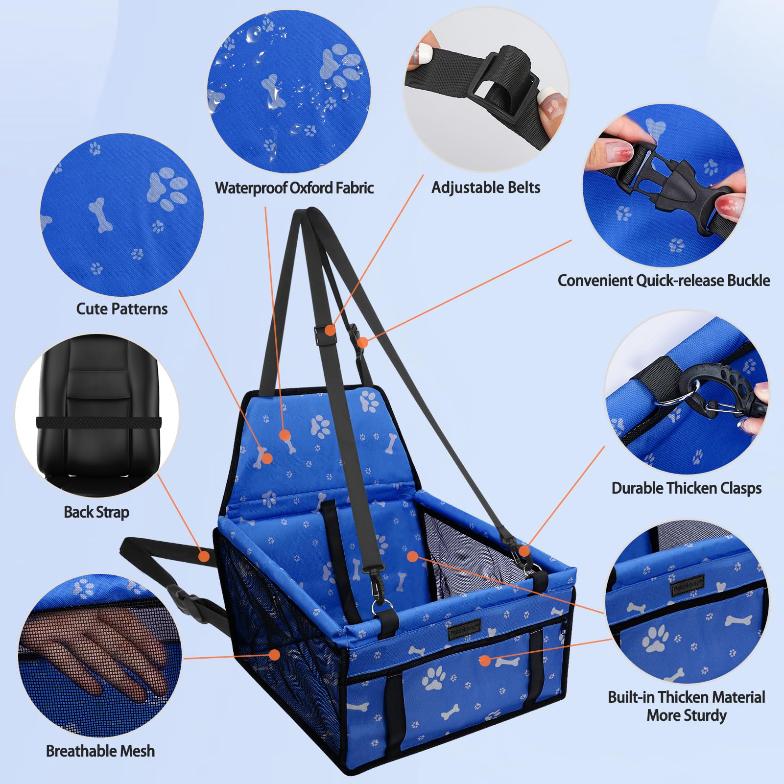 PetsHome refuerzo PVC, estructura estable que mantiene su forma.