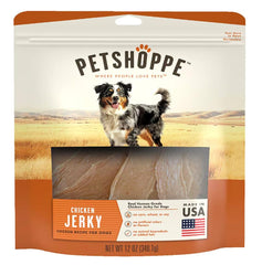PetShoppe Pollo tiras corte cercano: snack proteico para entrenamiento