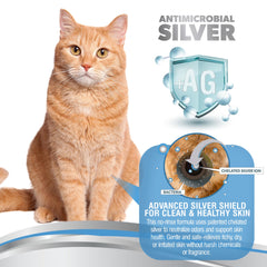 PetSilver aplicación sin enjuague para gato durante viajes