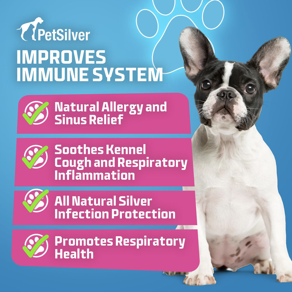 PetSilver Immune Support dosis según peso para mascotas.