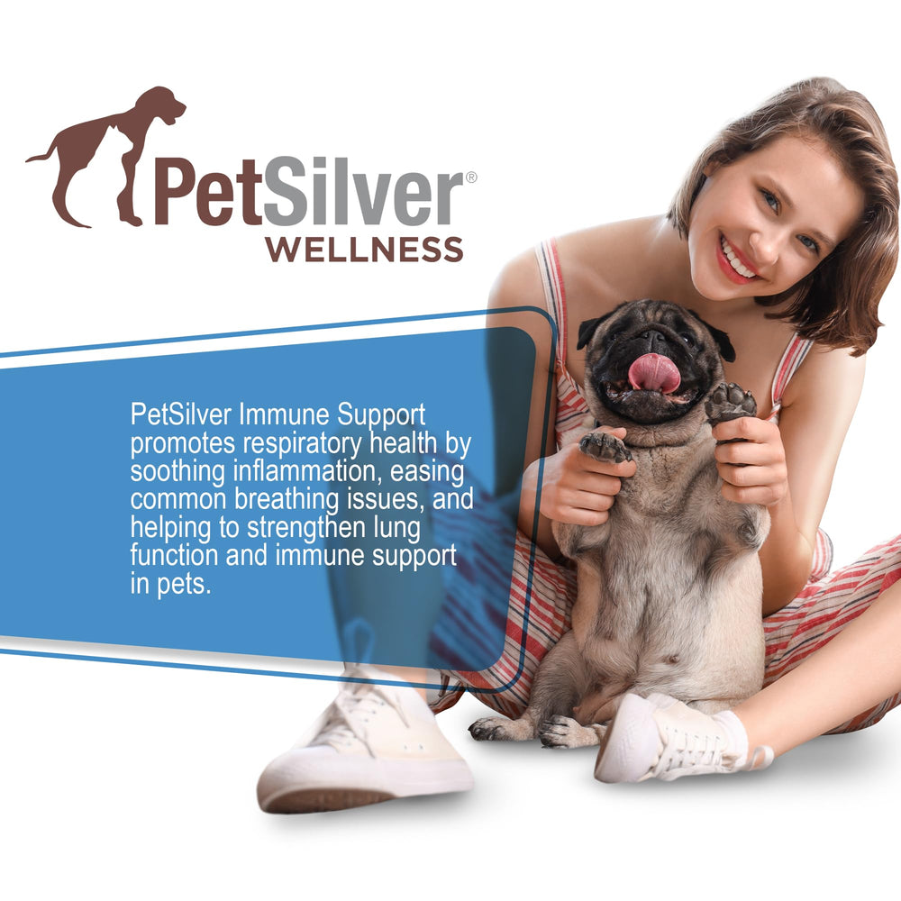 PetSilver Immune Support en empaque sellado garantiza seguridad.