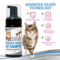 PetSilver plata deja pelaje suave y olor más limpio