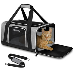 Petskd transportín para mascotas 17x13x9 con ventilación lateral para mayor confort