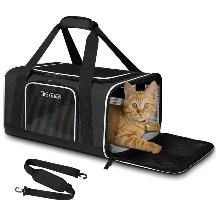 Petskd portador de mascota bajo el asiento, ideal para viajar en cabina