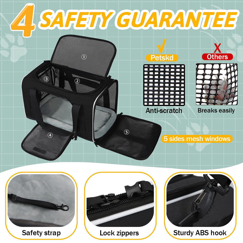 Petskd material duradero e impermeable resiste arañazos y uso diario.
