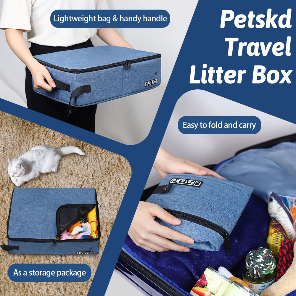 Petskd opción de transporte plegable, cabe en maleta o bolso.
