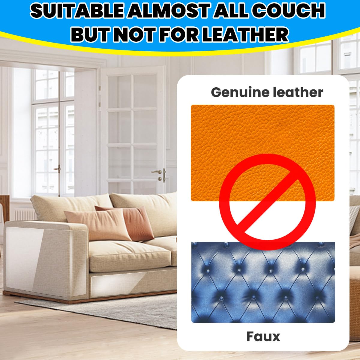Petslucent aplicación fácil sofá y muebles: recorta y coloca sin complicaciones.