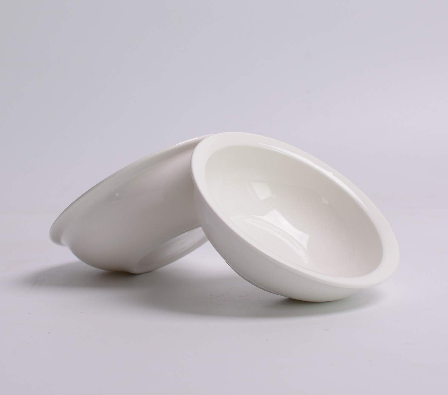 Petsoigné cuenco cerámico para alimento, diseño blanco seguro para gatos.