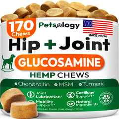 Petsology botella-supl-articular-perro: apoyo potencial a la movilidad articular.